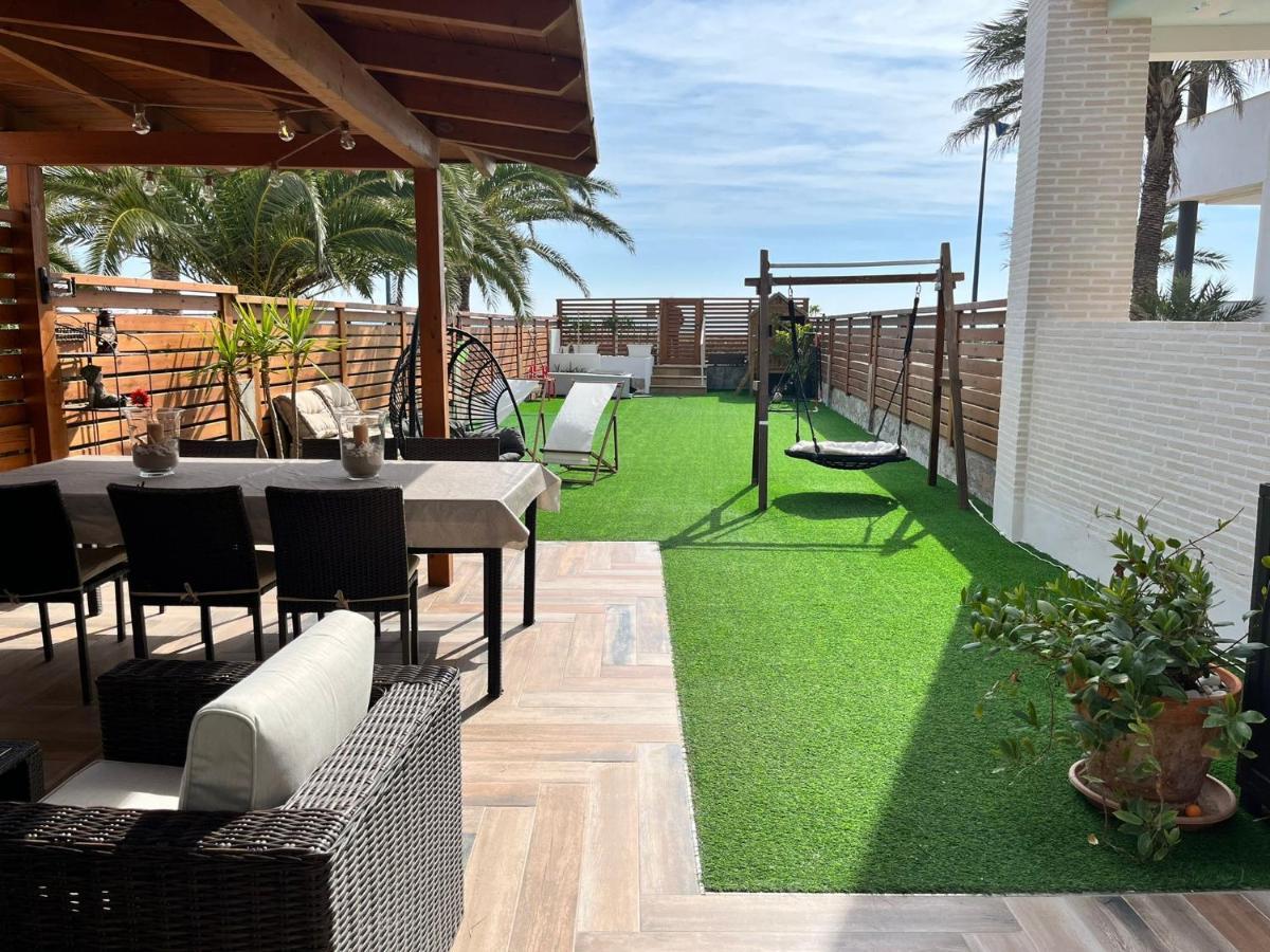 Casa En Primera Linea De Playa Puçol Exteriör bild